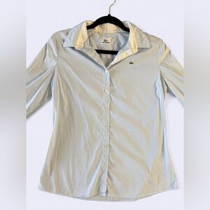 Lacoste Sky Blue Shirt with Iconic Logo